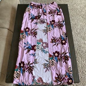 High-Low skirt with shorts